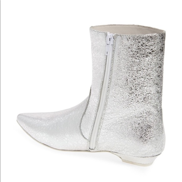 (Sold) Jeffrey Campbell Galaxie Bootie Silver - Picture 2 of 8